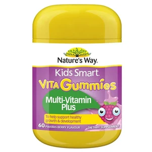 (PRE ORDER) Nature's Way Kids Smart Vita Gummies Multi-Vitamin+ 60 Pastilles shelf life 2yrs